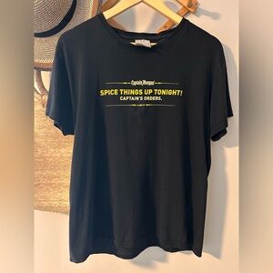 Vintage Captain Morgan Graphic Tee – “Spice Things Up Tonight”